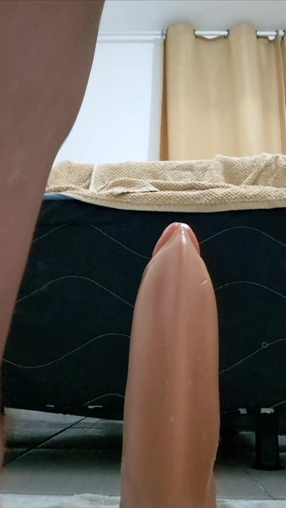 To get me over my first giant dildo.