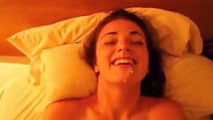 POV Cute Wife With Nice Tits Fuck and Cum Facial Smile