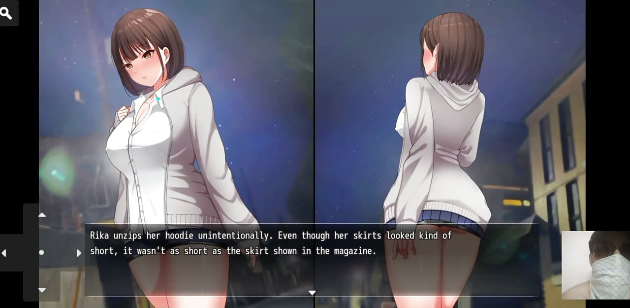 Nightwalk!Hentai game gameplay! Exhibitonist virgin girl masturate in public and got caught and fucked.