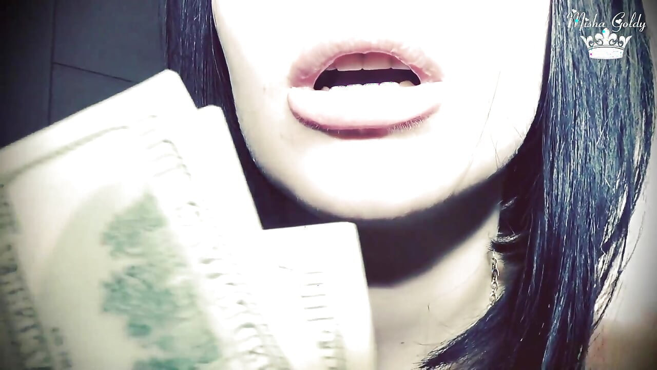 Para ve dudaklarım mükemmel çift! ASMR