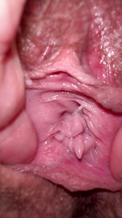 Site inspectie - natte warme en harige, perfect natuurlijke eigengemaakte milf