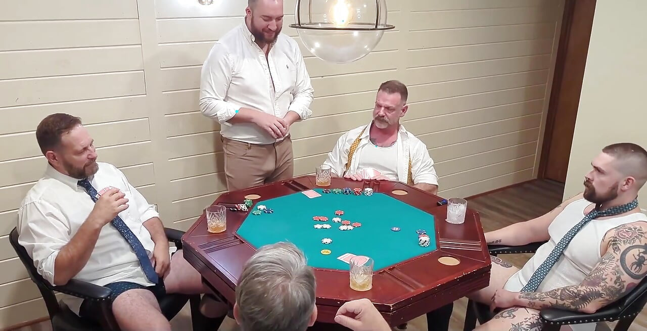 Poker Night Orgy