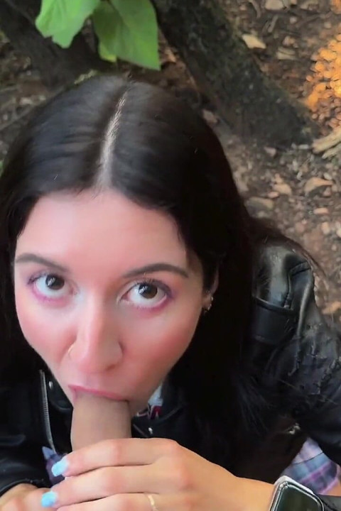Crazy Cumwalk in Public Park Full of People - Public Blowjob Flashing