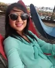 Cute selfies by beautiful girl