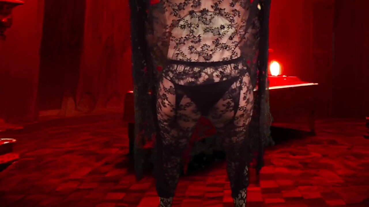 Lair of the Black Lace Robe Z Cup Vixen