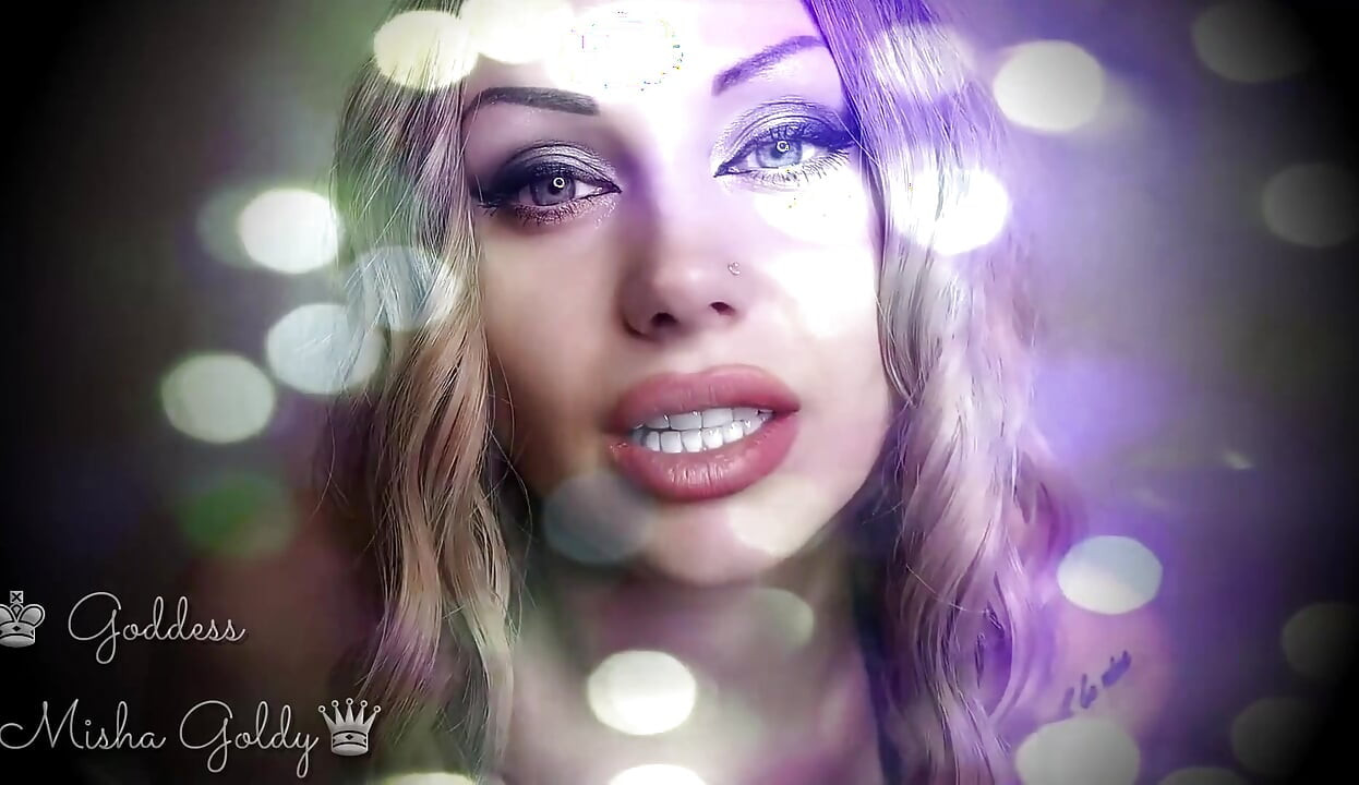Privirea mea puternică te face să fii prost! Contact vizual fascinant & ASMR și instrucțiuni de masturbare