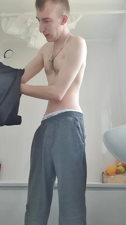 Teen Getting Out of Bath All Wet