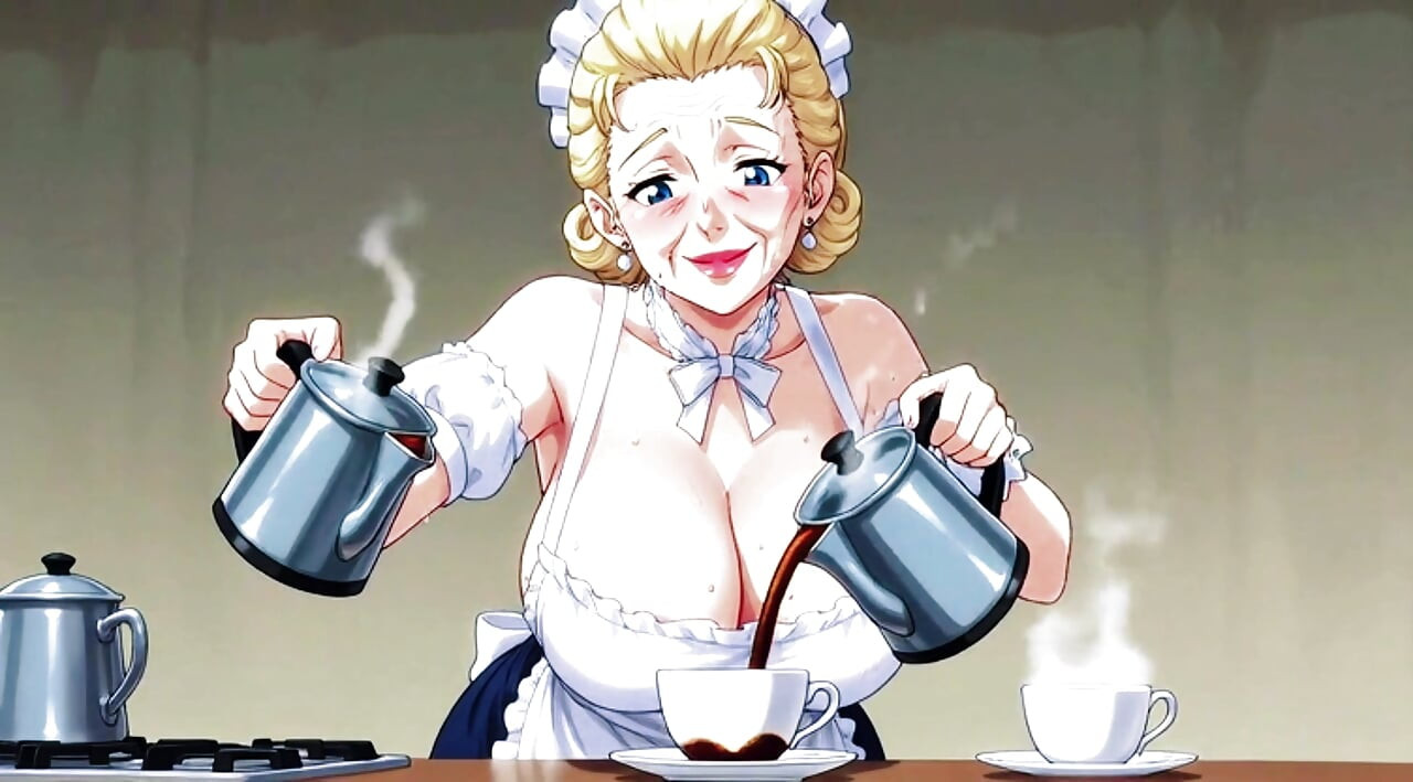 Ai Matures in Kitchens with Big Tits