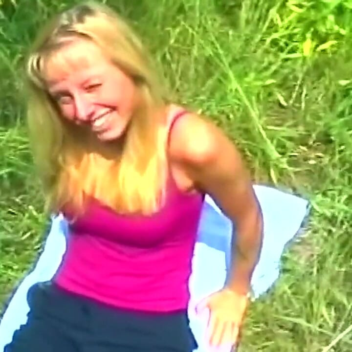 Blonde Babe Stuffs Pussy with Carrot in Wild Outdoor Fun