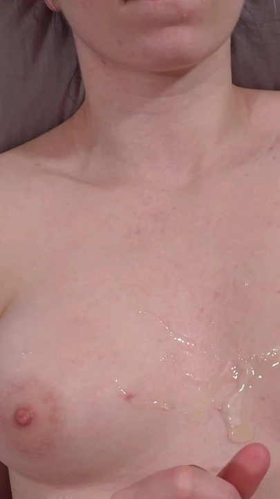 Jaw-dropping moment from "POV Cum On My Hot Natural Tits!"