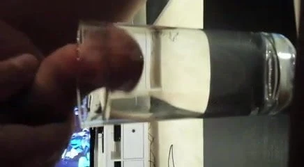 cum in a glass