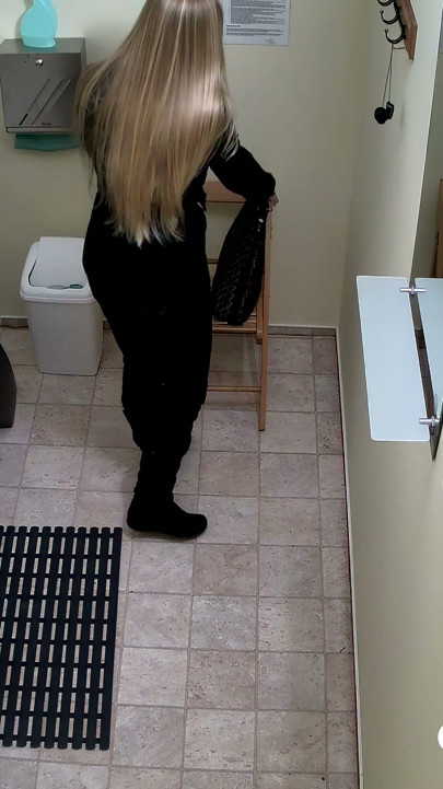 Czech Solarium 50: Blonde Beauty Strips Down and Shows off Her Pussy