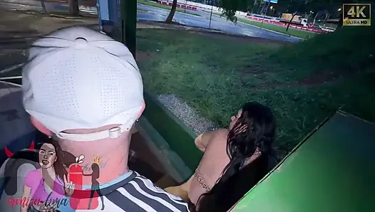 Gün boyunca yoldan geçen birkaç araba ile sokakta seks yaptım, açık havada bir saçmalık