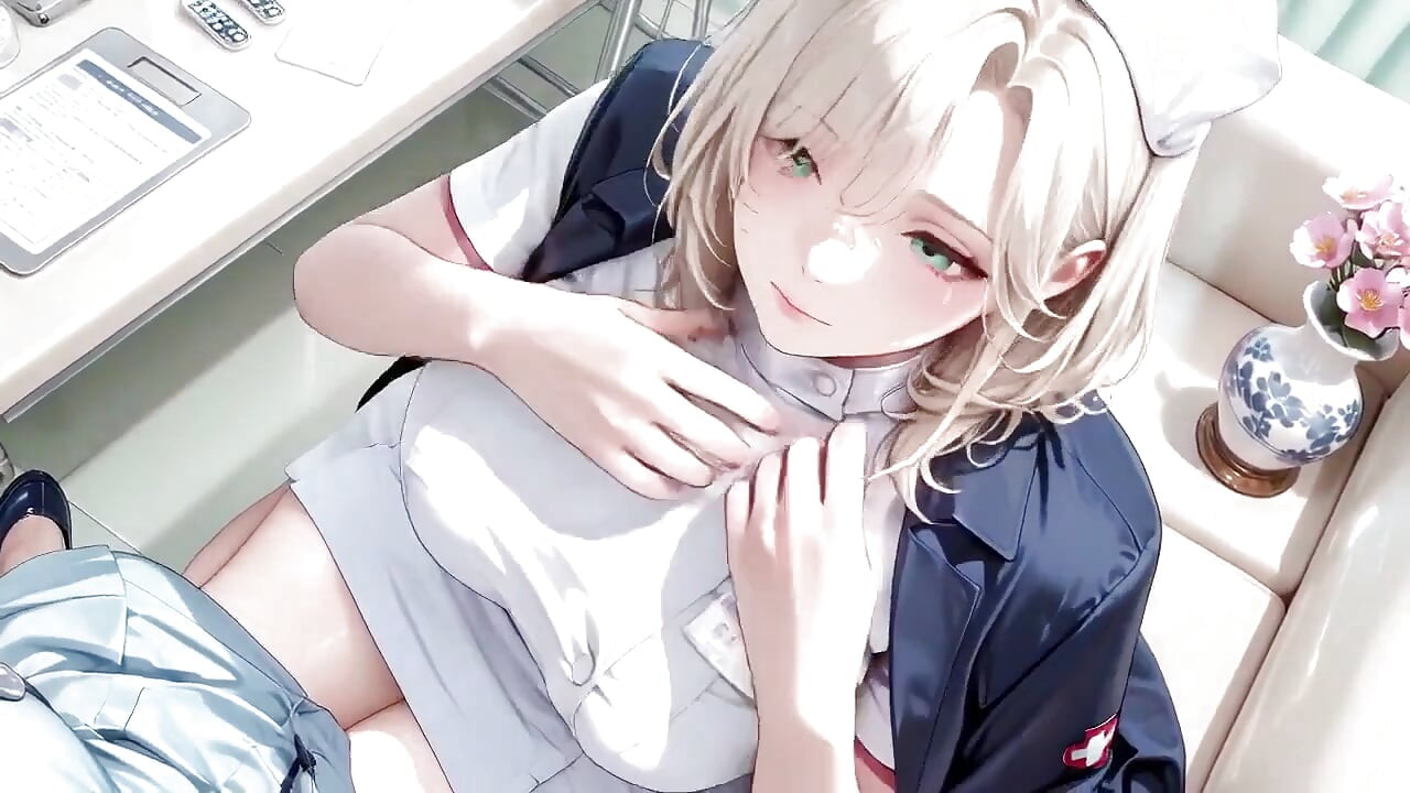 Blonde Nurse! Private Moments in the Hospital Corridor, Secrets Under That White Coat Are Insane!