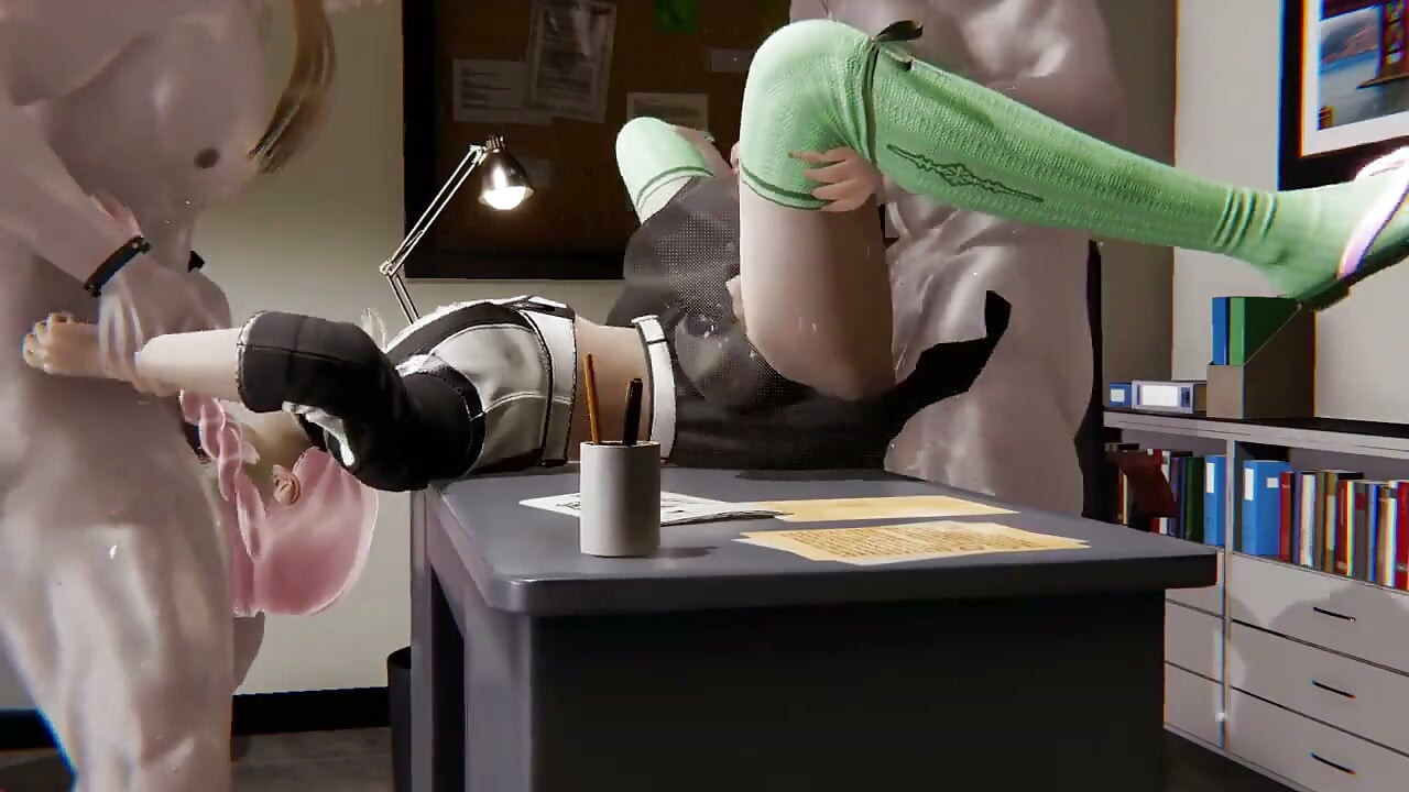 Demon slayer yaoi - kanroji femboy aynı anda 2 adamla seks yapıyor
