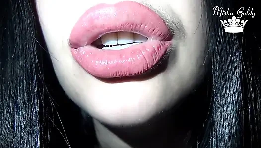 I made my lips bigger! Lips bigger - cum faster!