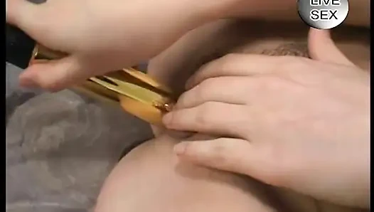 Blonde teen sucks big cock in pov