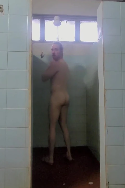 I Am Hot Fun Showering My Foreskin at Country Club