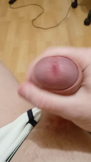 My stepsister said she won't let me lick her ass until I can masturbate my cock well