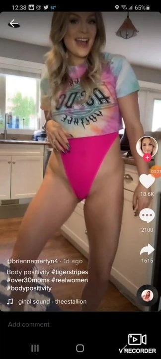 Thirsty Tik Tok woman Brianna Martyn