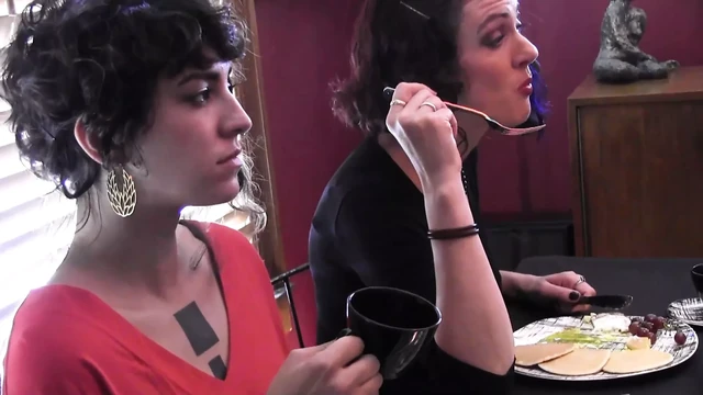 Domina pulls her subjects&#039; labia long and her pussy drips full of lust