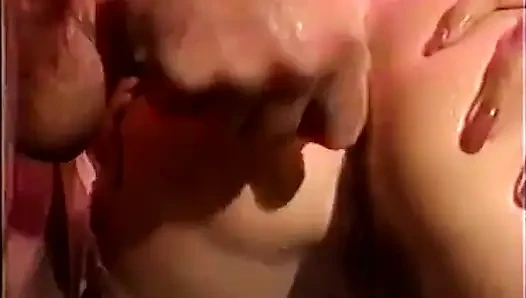 Gorgeous blonde stunner gets double penetrated