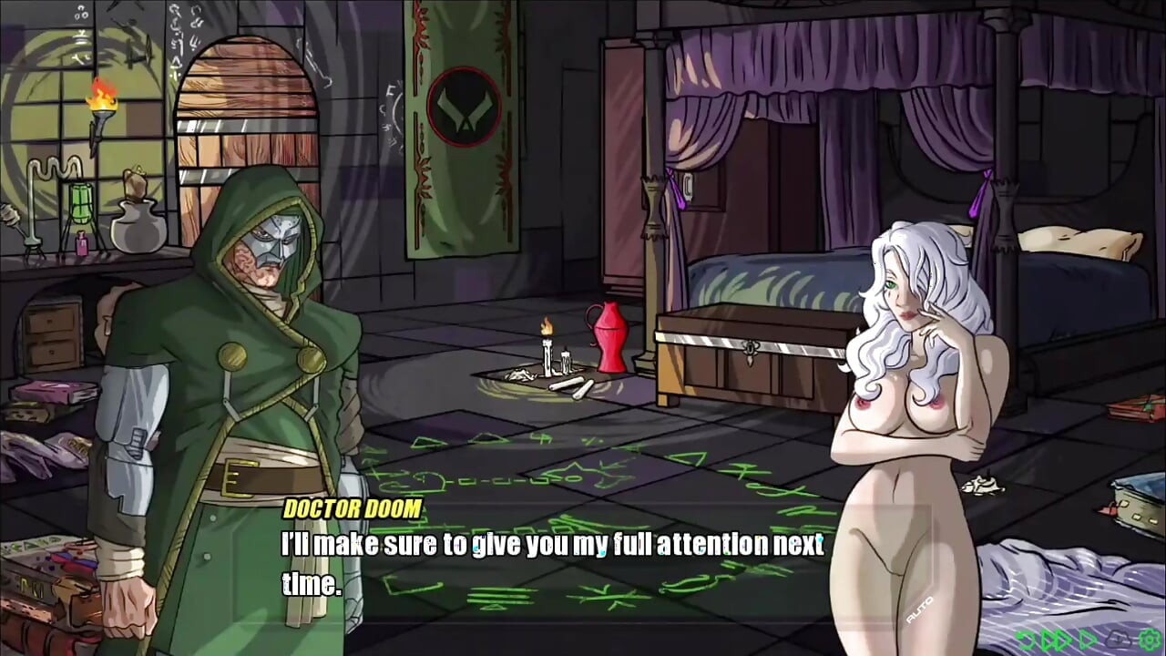 Ratri dá a Doom um striptease sexy - jogo