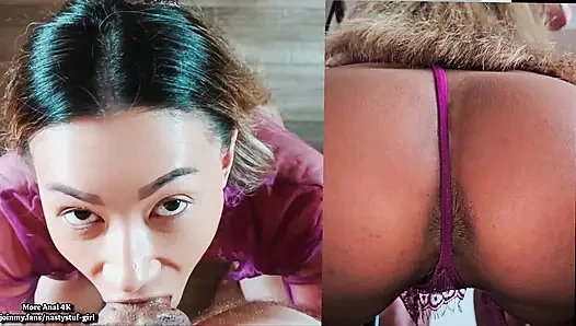 Cuma ngentot sama ibu tiri asia yang hot banget tapi ngentot pantatnya habis-habisan sampai menganga