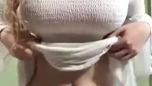 Striptease big boobs