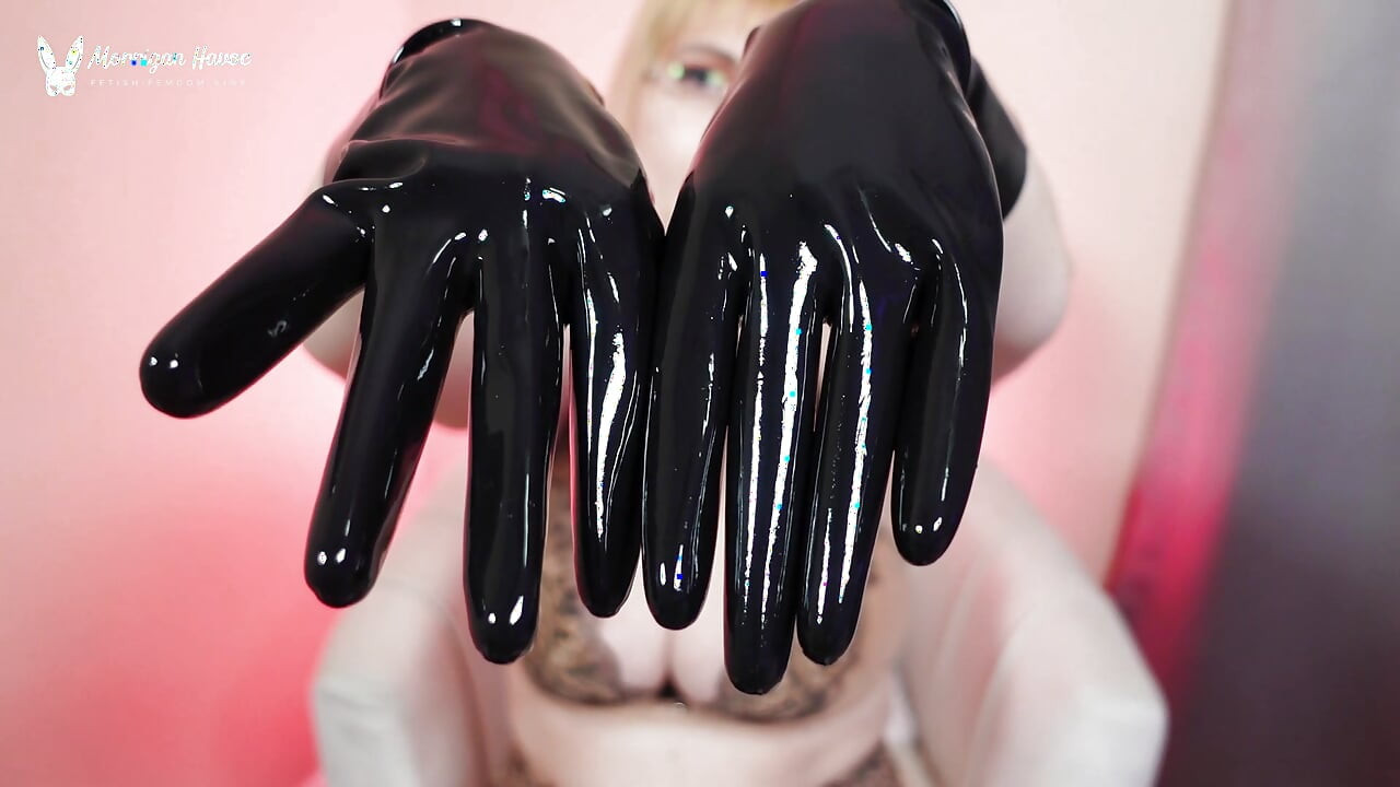 Meine ersten latexhandschuhe