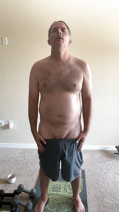 Stretching and lifting weights