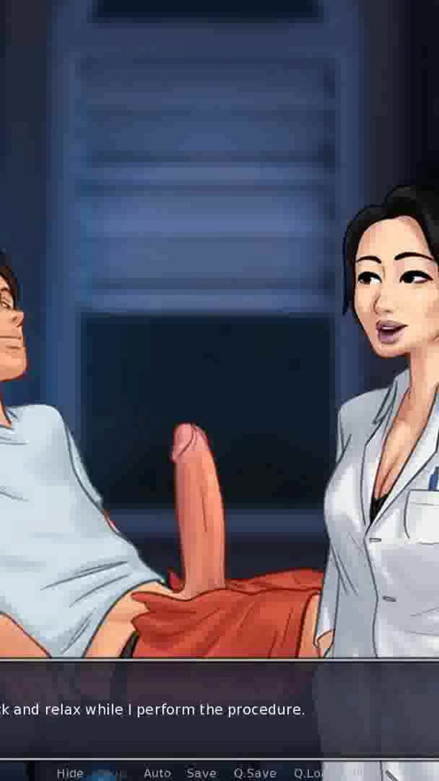 Summertime Saga: Japanese Professor Is Milking A Student In Her Office - Ep 177 | Clip 1