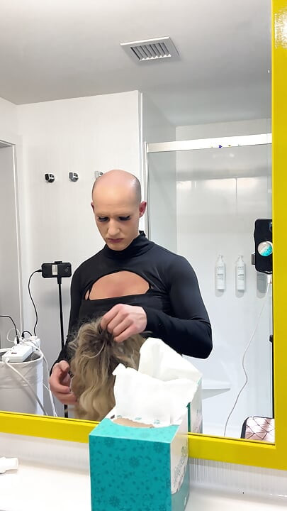 Male to Blonde Beauty Female Makeover Transformation