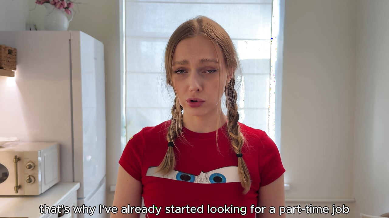 THE STEP-FATHER FUCKED HIS STEP-DAUGHTER FOR HER MISTAKE - SHE'LL HAVE TO WORK IT OFF WITH HER PUSSY