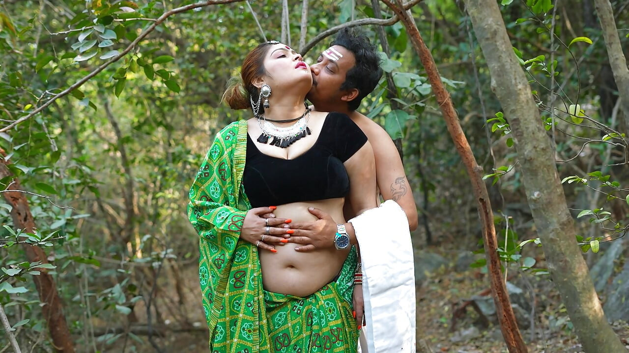 A stranger met a girl in the jungle, and they had a wonderful time exploring together.
