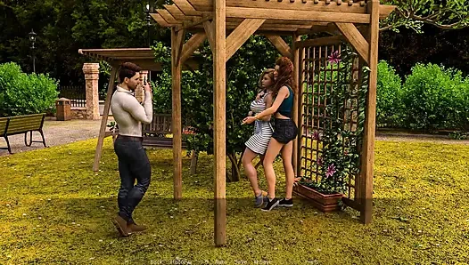 Menyusui kembali ke kesenangan: di taman dengan gadis-gadis ep 25