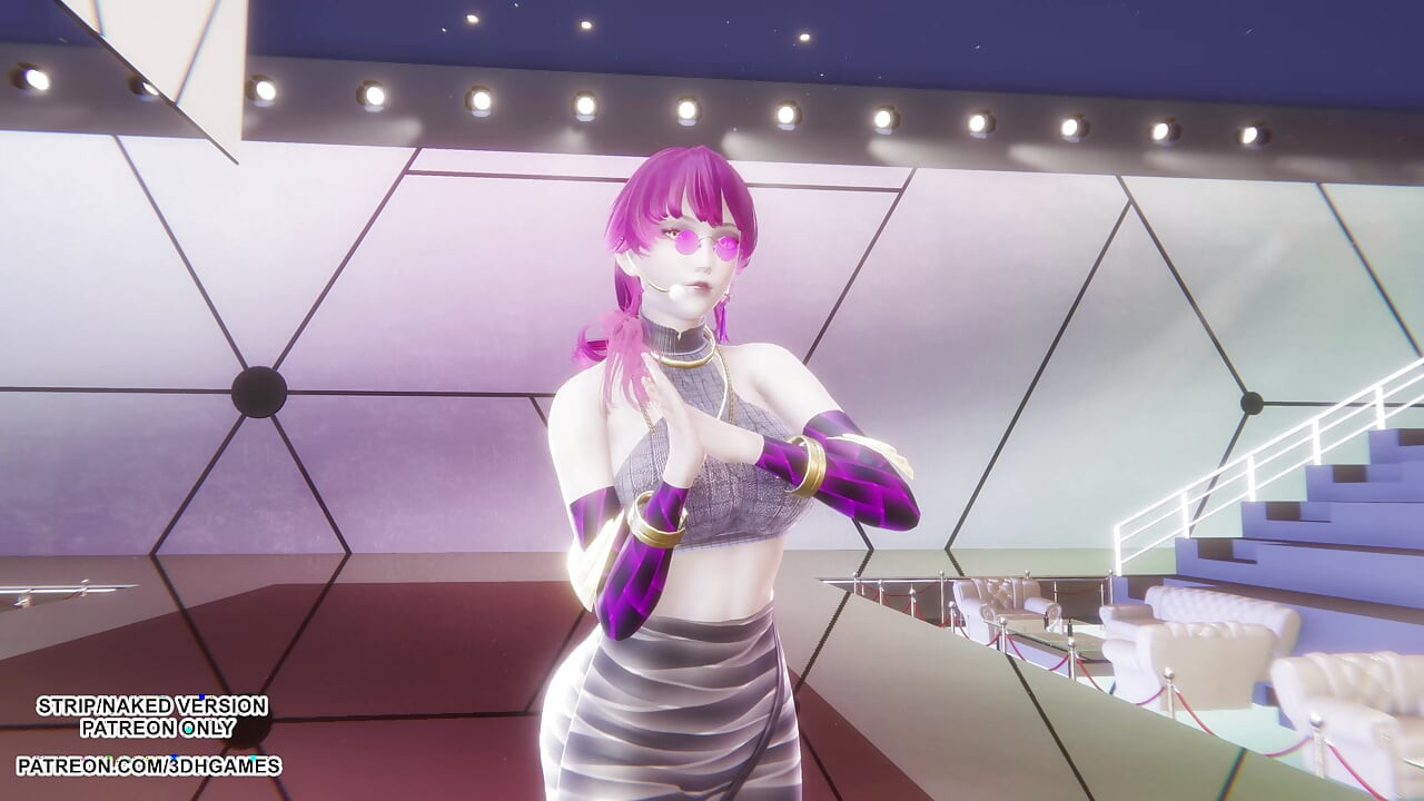 MMD MAMAMOO - Stjerneklar Nat Evelynn Sexet Kpop Dans League of Legends Hentai Ucensureret 4K 60FPS
