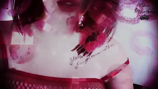 Meine roten küsse an dir