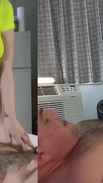 Spectacular moment from "Punk girl gives amazing BJ, rides my cock, and then gets bent over a filled with cum like she"