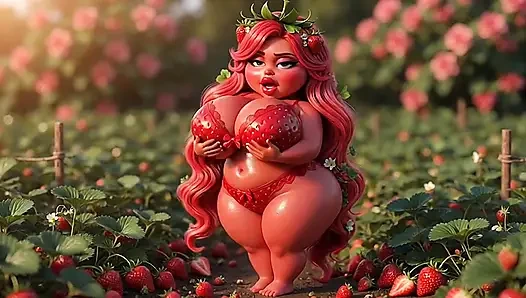 "Stroberi yang manis tapi pelacur yang manis - berbicara kotor dan menggerakkan pantatnya 🍓"