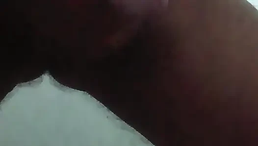 Male leg shaking masterbation