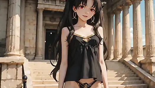 She Undressed Slowly in the Temple at Dusk