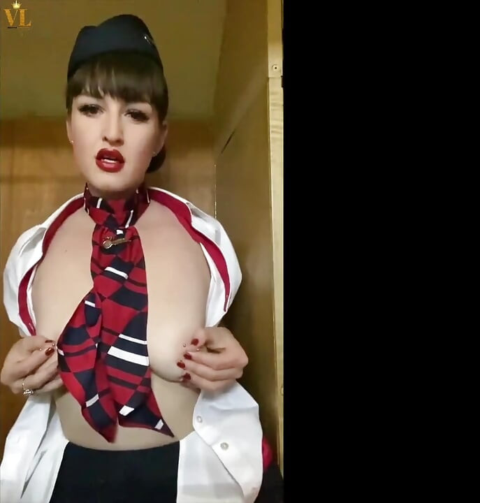 Vivienne L'amour - Fucked by the Air Hostess - Virtual Sex POV