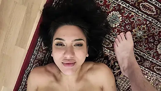 My girlfriends pussy get wet because of her BBC Bull