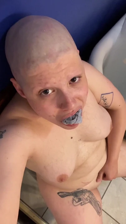 Memorable moment from "Hairless Whore - Adama Daat Amateur Fetish Head and Brow Shave"