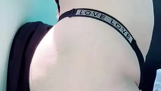 Mexican big ass secretary takes off her entire uniform in the office and opens her entire anus and vagina in front of the camera