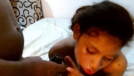 The best cum facial compilation of Samary teen horny