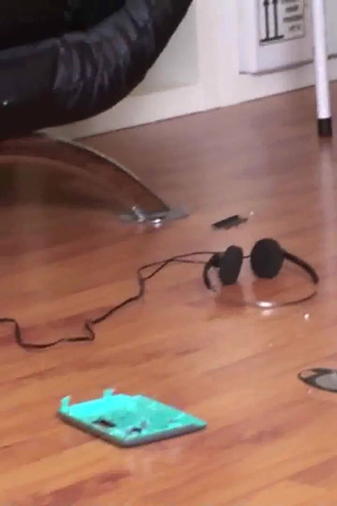 Brunette teen trampling music advice