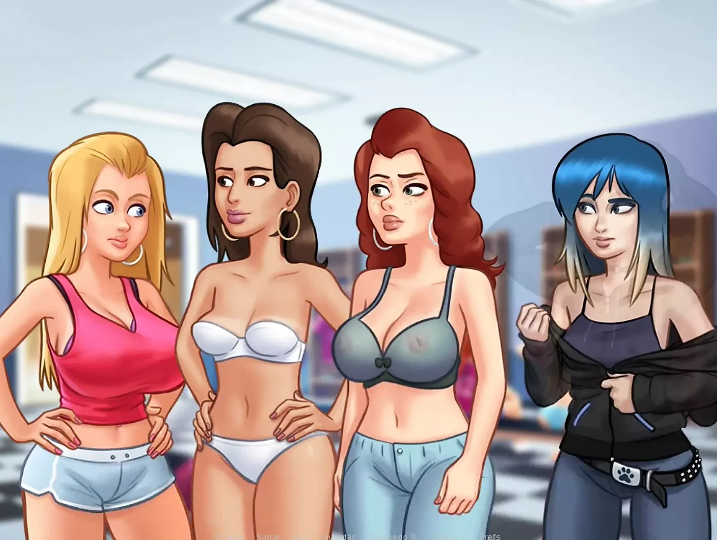 Summertime saga cap 49 - találkozás új barátunkkal, Eve-vel