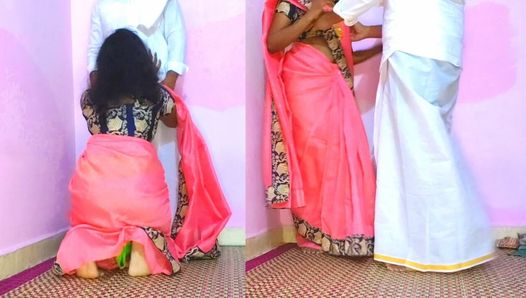Индийская тамильская девушка в первую ночь с большой задницей раком, наездница дези